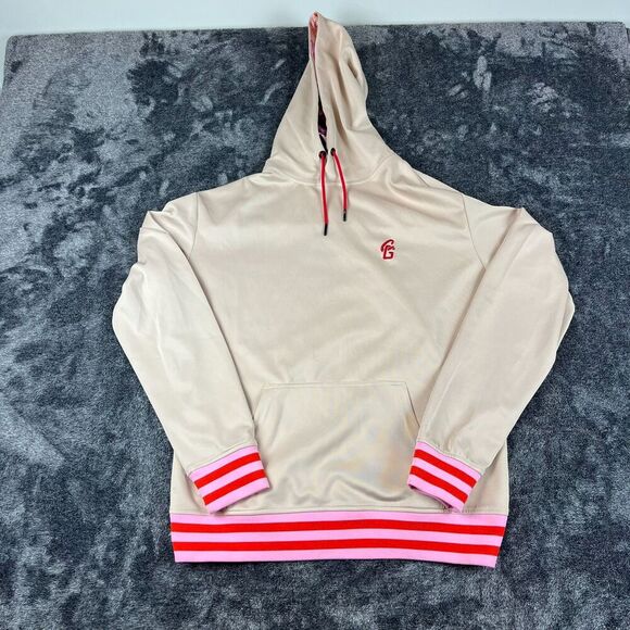 cravin golf Other - Cravin Golf Hoodie Beige Multicolor Sweatshirt Men's L Pullover Performance